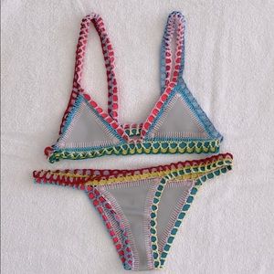 KIINI Crochet Trim Bikini S